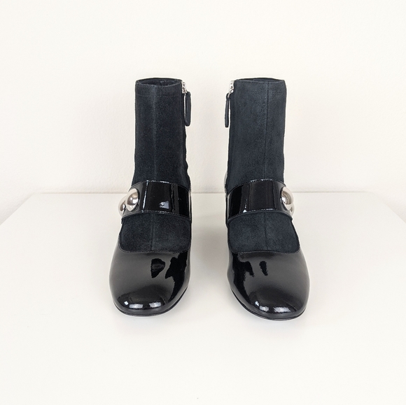 Marc Jacobs Margaux Cabochon Patent Ankle Boot - Picture 3 of 6